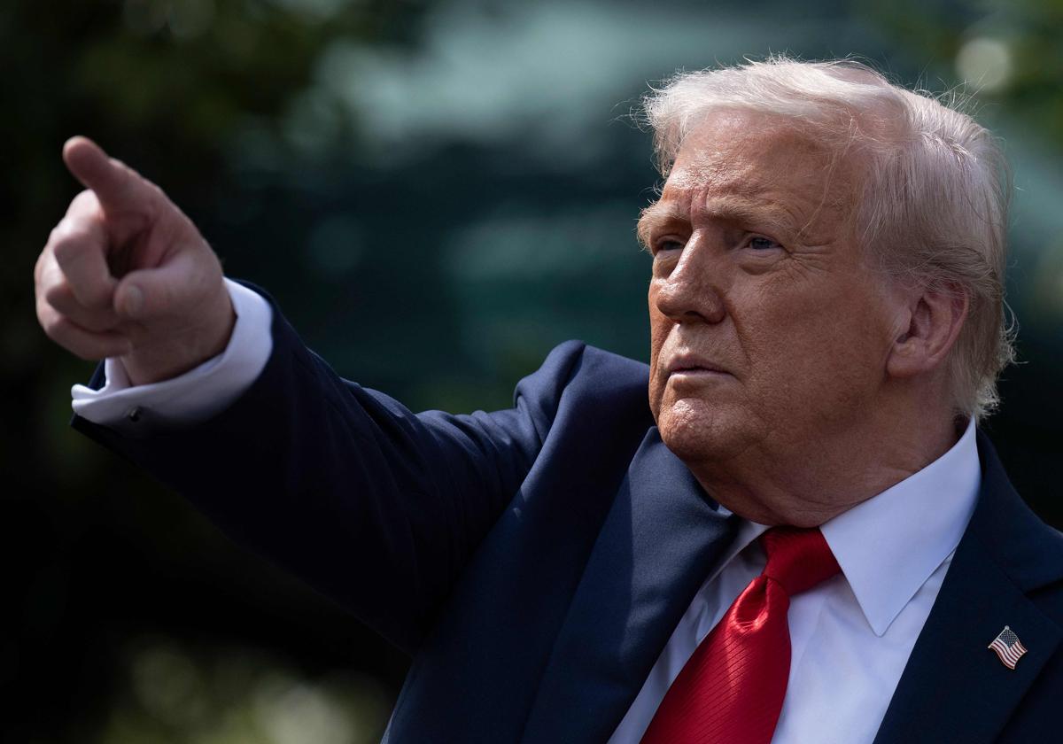 Le président des États-Unis, Donald Trump