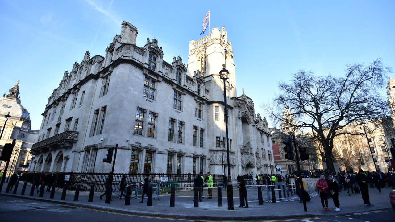 La Cour suprême britannique située à Parliament Square à Londres