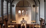 Service religieux dans l'église orthodoxe orientale Nikolaas van Myrakerk à Amsterdam