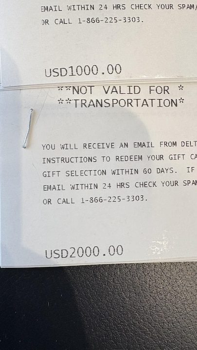 Reçu officiel de l'indemnisation partagée par le passager