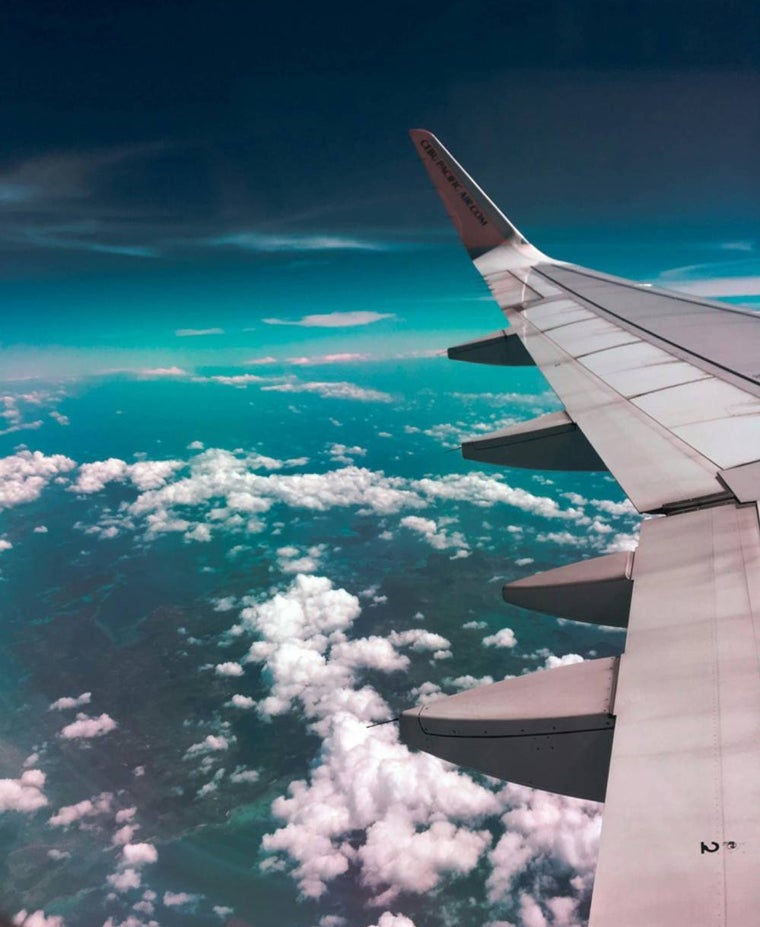 Avion en plein vol