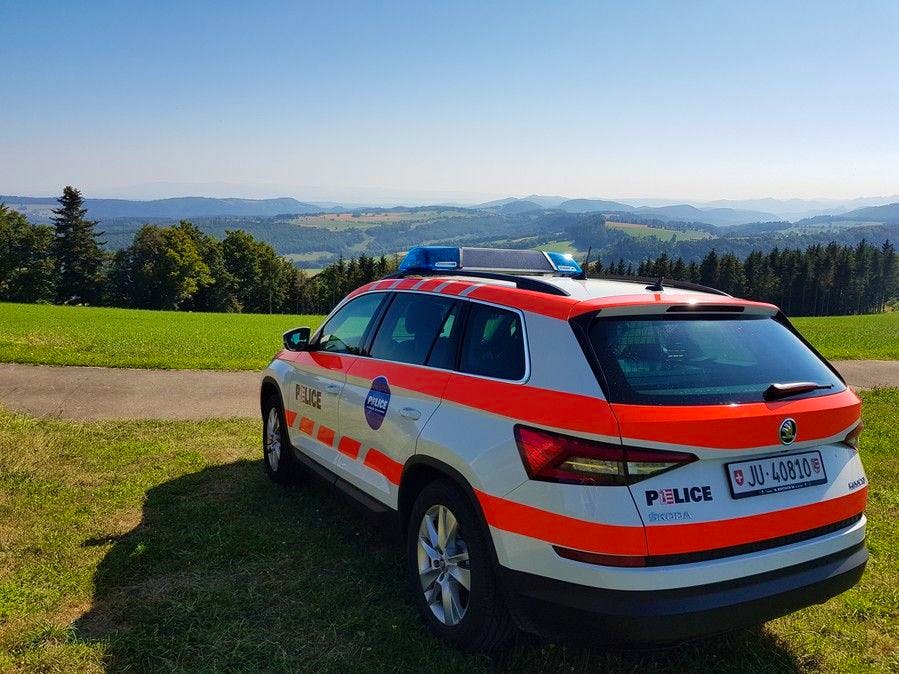 Accident de motard dans le Jura