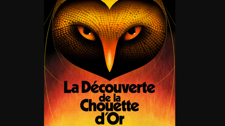 L’affiche du film documentaire qui dévoile l’emplacement du trésor de la « Chouette d’or », qui se trouve être le point de départ d’une toute nouvelle chasse au trésor.