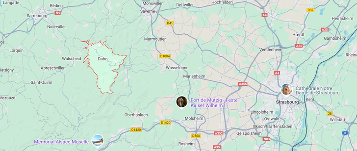 La commune de Dabo, située dans la région Grand Est, a souvent été pointée par les « chouetteurs » comme un endroit clé pour découvrir le trésor de la « Chouette d’or ». Et ils avaient bien raison.