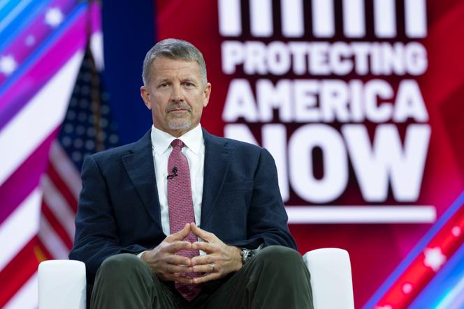 Erik Prince lors de la Conservative Political Action Conference (CPAC), Maryland, 2023