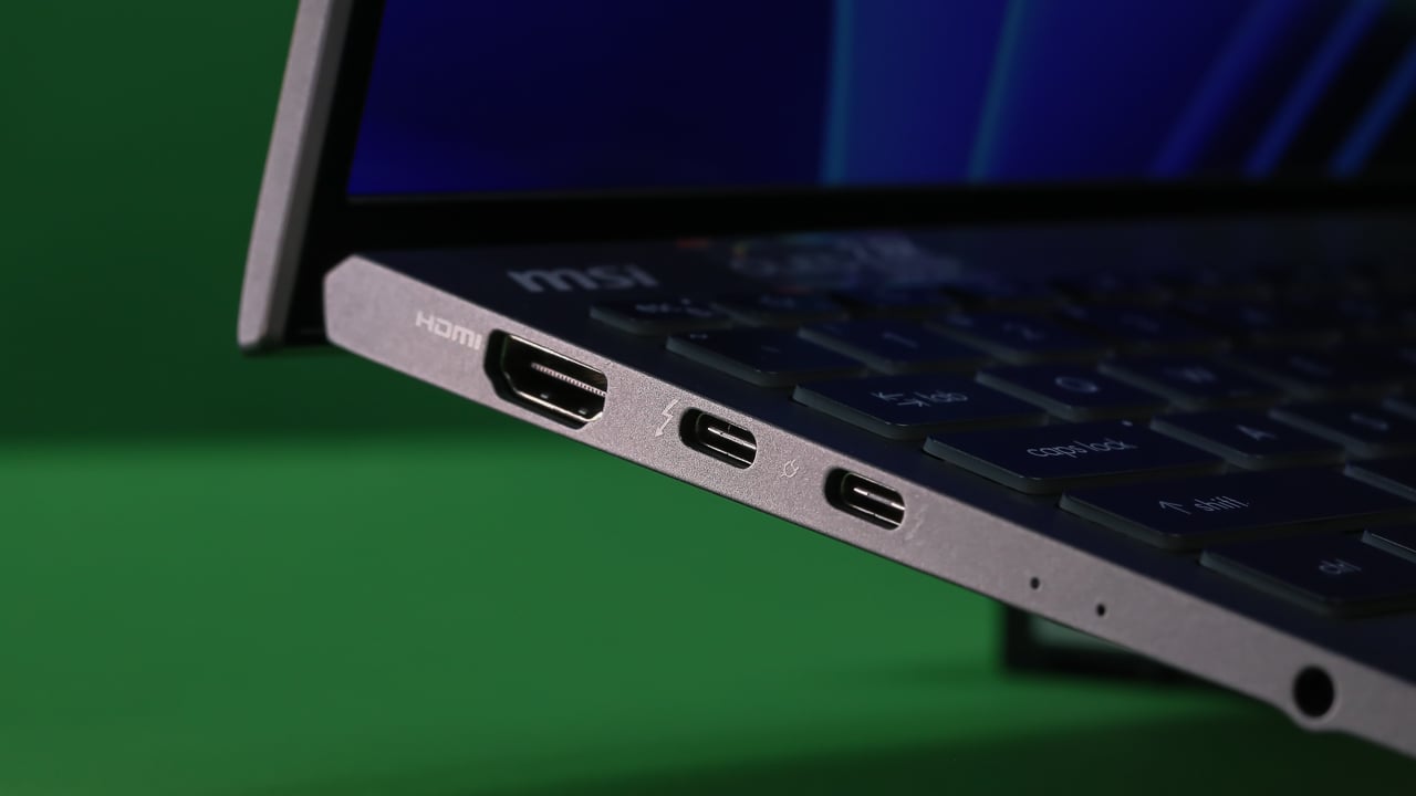 Connectique MSI Prestige 13 AI+ Evo