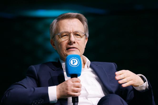 Dominique Schelcher, PDG de Coopérative U, à Boulogne-Billancourt (Hauts-de-Seine), le 25 mars 2025.
