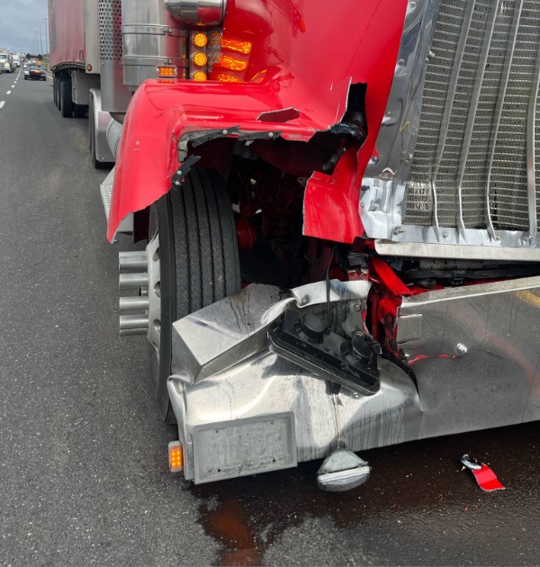 Intervention des secours sur les lieux de l'accident