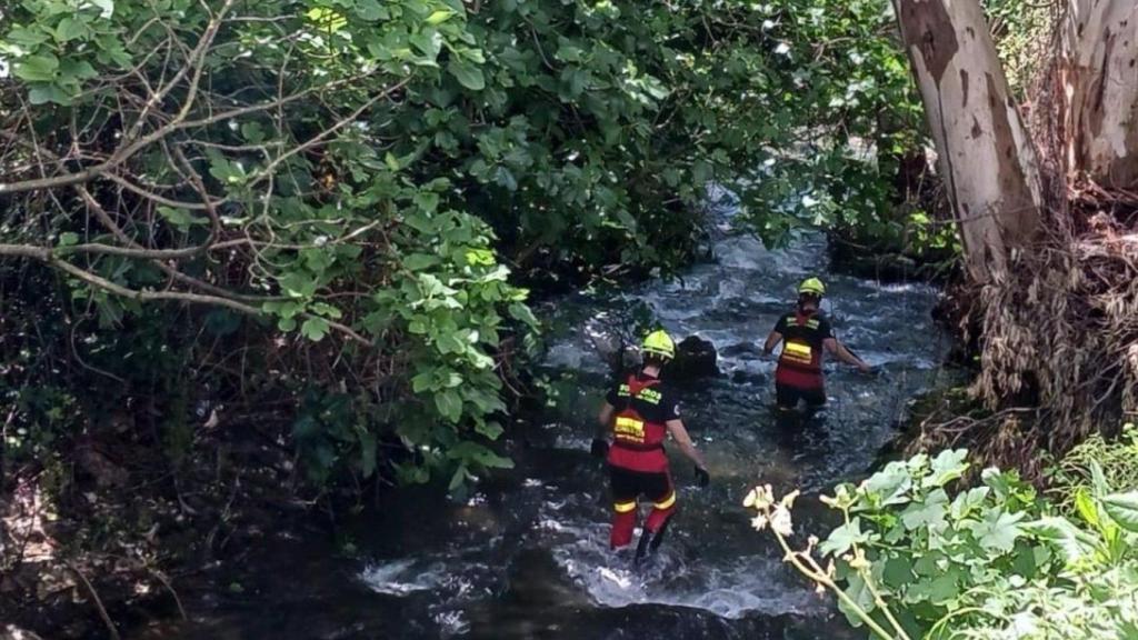 Zone où le corps a été retrouvé à Ubrique (Cádiz)