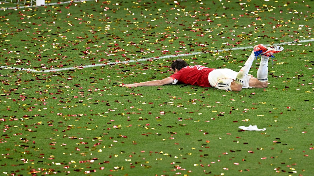 Fans célébrant le titre du FC Bayern