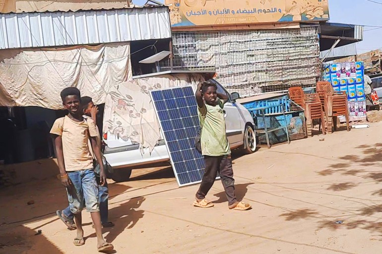 Installation des dispositifs Starlink au Darfour