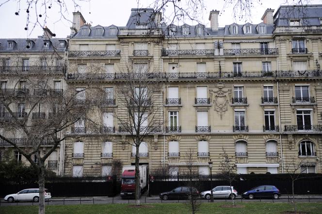 L’hôtel particulier du vice-président équato-guinéen, Teodoro Nguema Obiang Mangue, avenue Foch à Paris, le 14 février 2012.