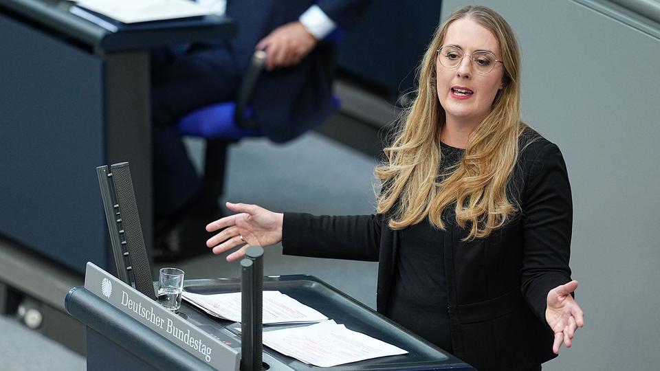 Katharina Dröge au Bundestag