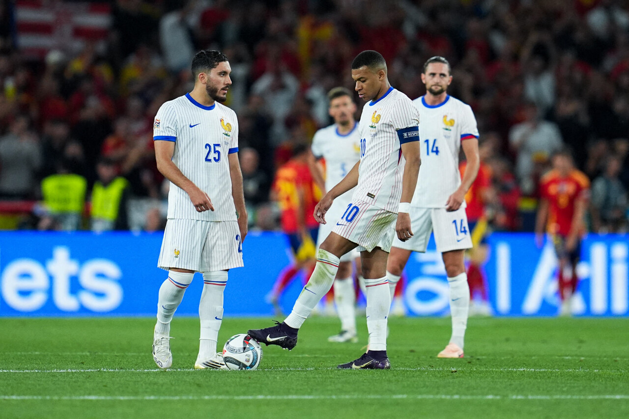 Fans de football lors de la confrontation France-Allemagne