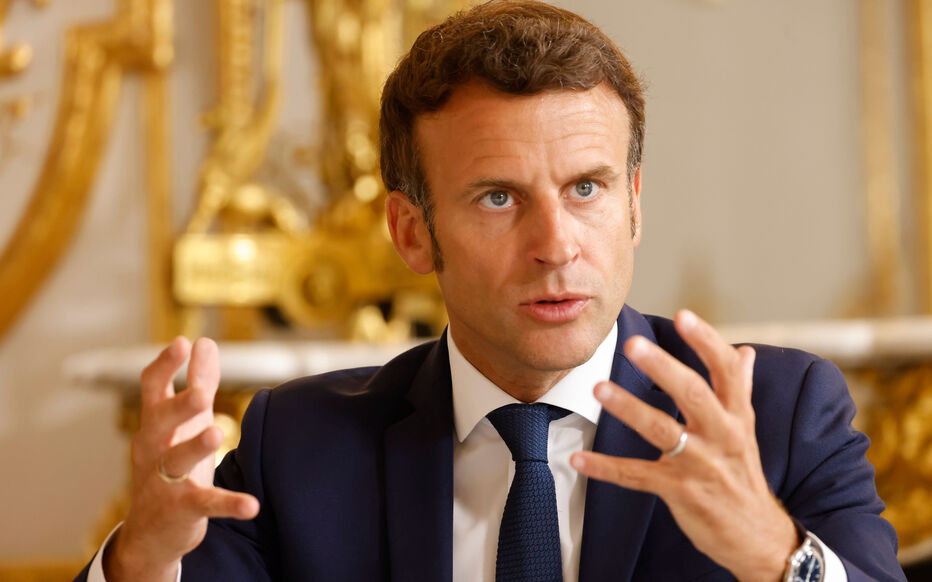 Emmanuel Macron au Sommet des océans à Nice