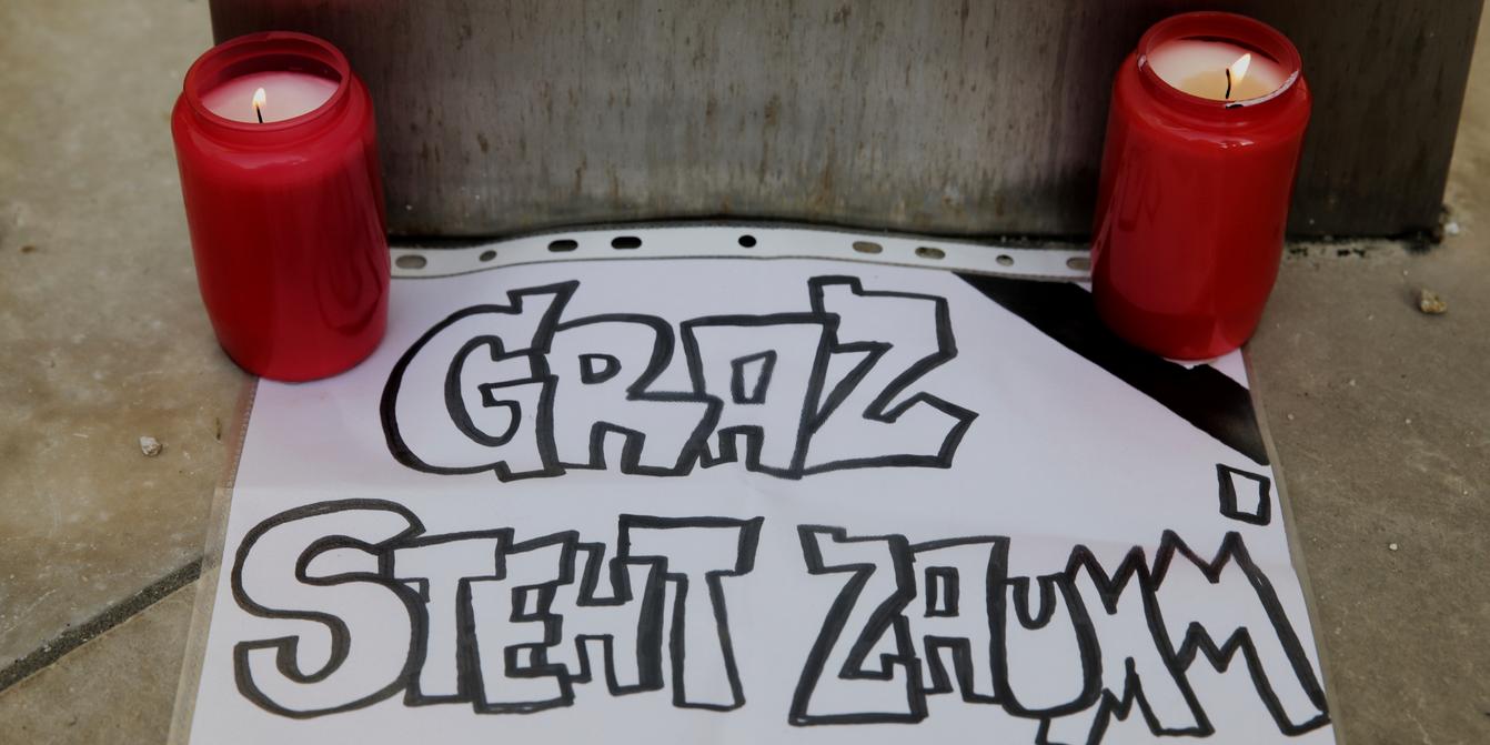 L’établissement scolaire de Graz après l’attaque