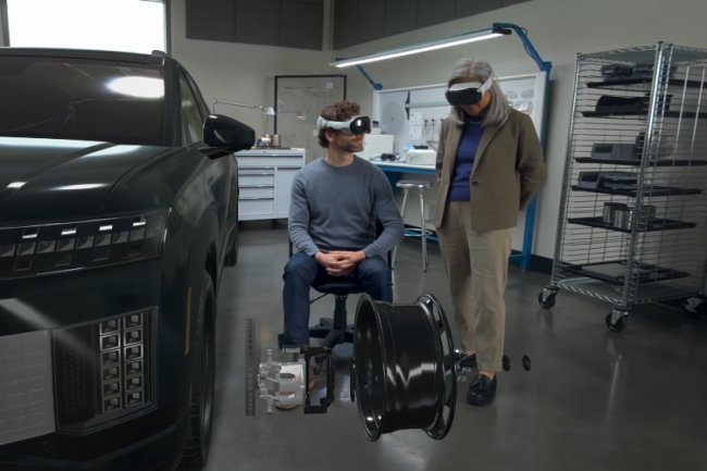 Collaboration avec le casque Vision Pro