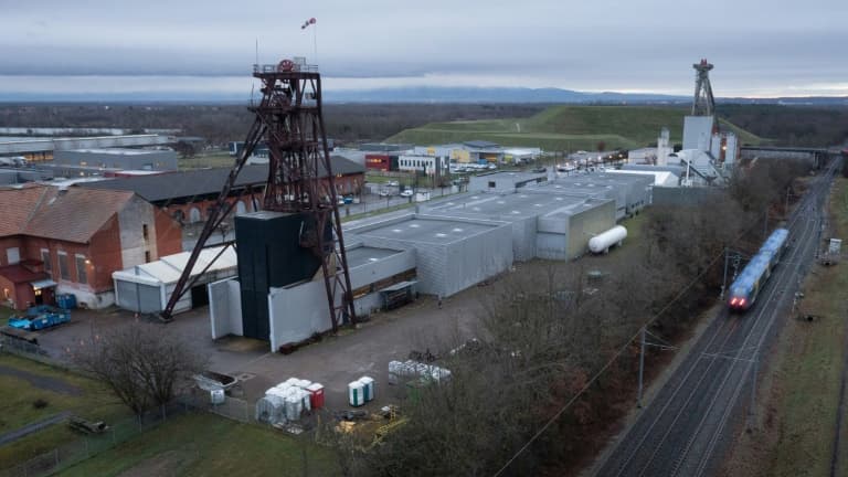 Site de Stocamine à Wittelsheim dans le Haut-Rhin