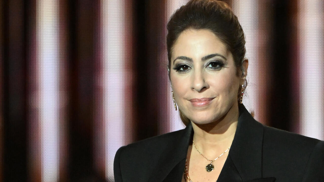 La journaliste Léa Salamé, à Boulogne-Billancourt (Hauts-de-Seine), le 14 février 2025