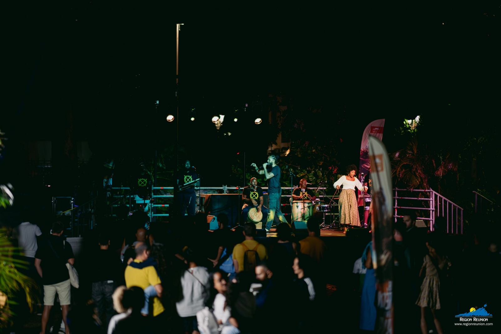 Concert de maloya à la villa de la Région à Saint-Denis