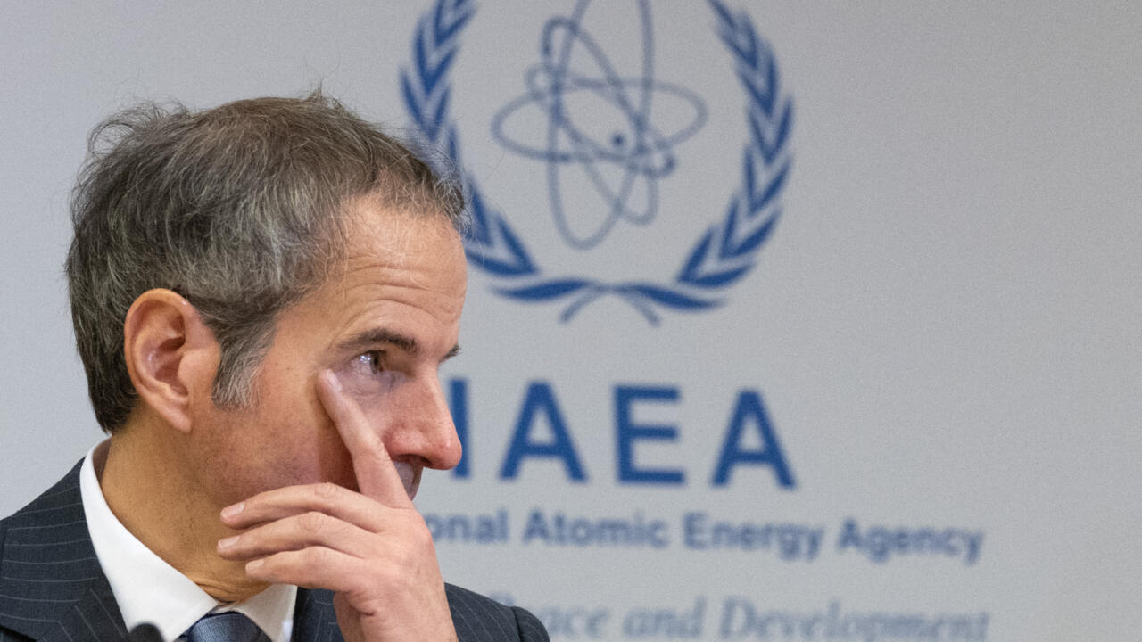 Le directeur général de l'Agence internationale pour l'énergie atomique (AIEA) Rafael Grossi, le 23 juin 2025 à Vienne.