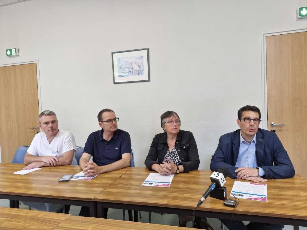 Conférence de presse concernant l'incendie