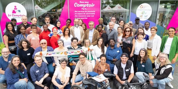 Dans le quartier du Grand Parc a Bordeaux, le local des deux premières entreprises à but d'emploi a été inauguré fin mai.