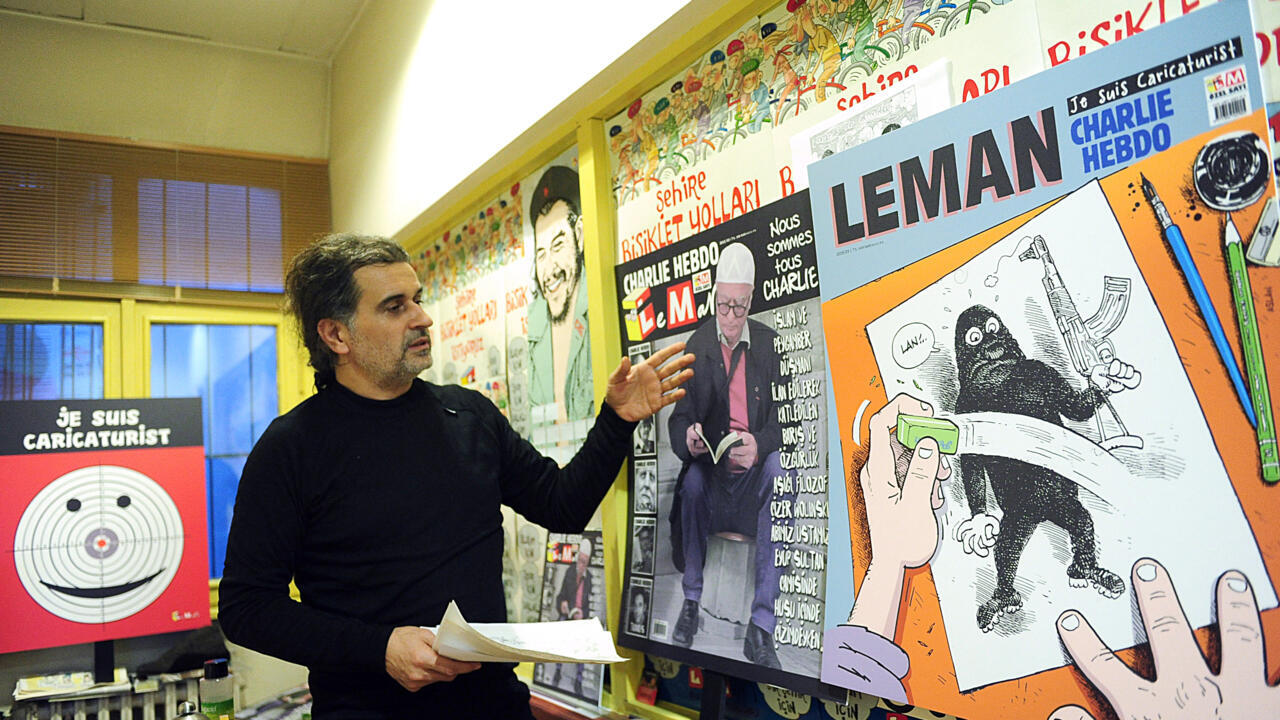 Zafer Aknar, alors directeur du magazine Leman, à Istanbul le 12 juin 2015.