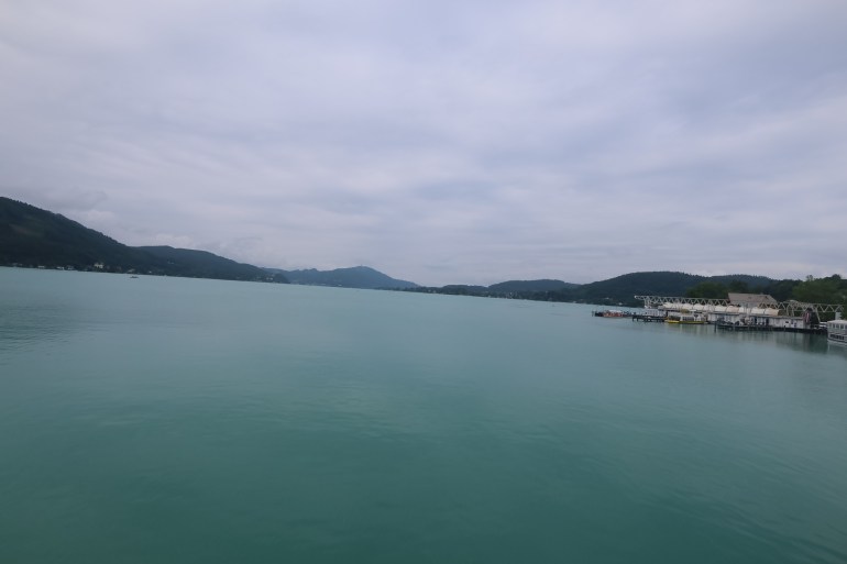 Lac Wörthersee en Carinthie, sud de l’Autriche