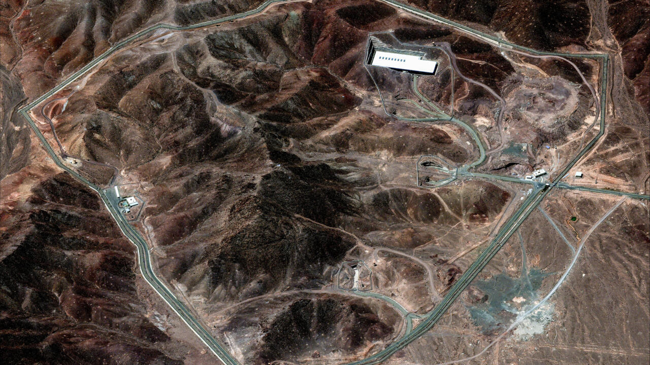 Le site nucléaire de Fordo en Iran le 14 juin 2025.