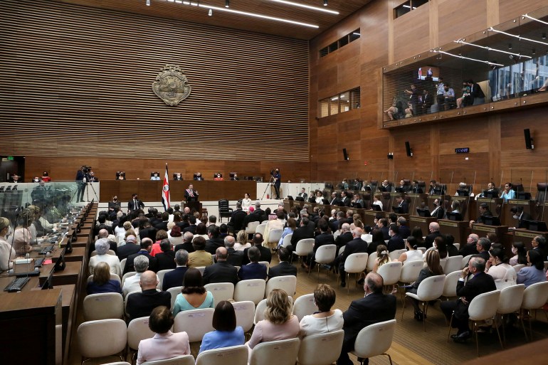 Députés de l'opposition au Parlement du Costa Rica