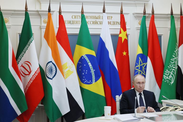 Le président russe Vladimir Poutine lors du sommet BRICS à Rio de Janeiro