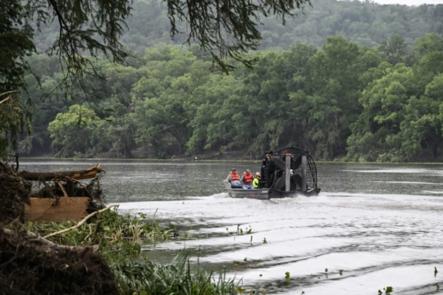 Inondations au Texas, dégâts visibles sur place