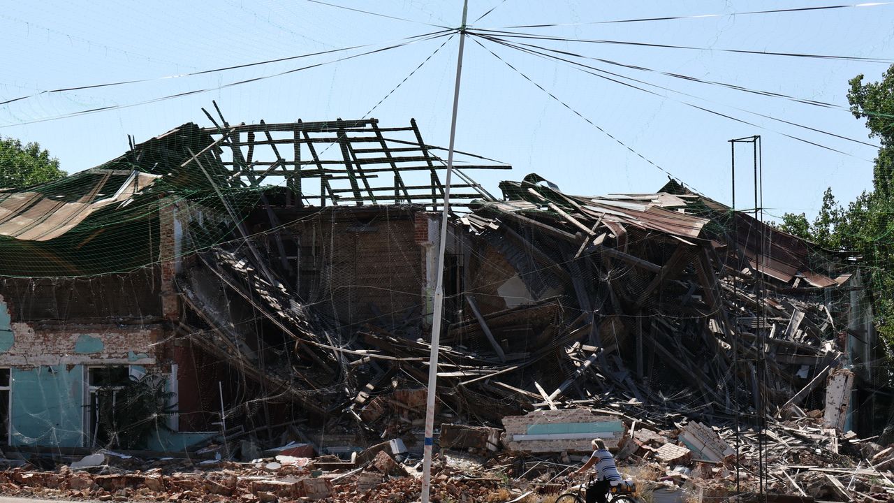 Conflit en Ukraine - image des combats en cours