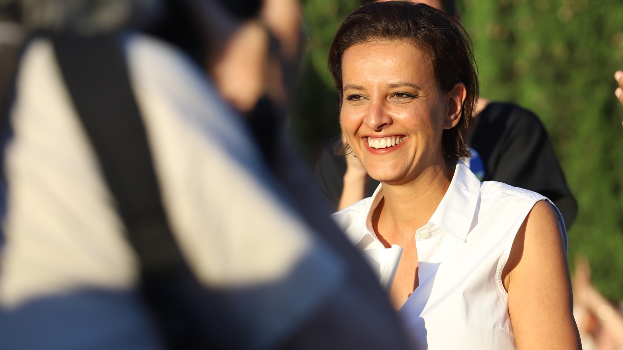 Najat Vallaud-Belkacem à la Cour des comptes