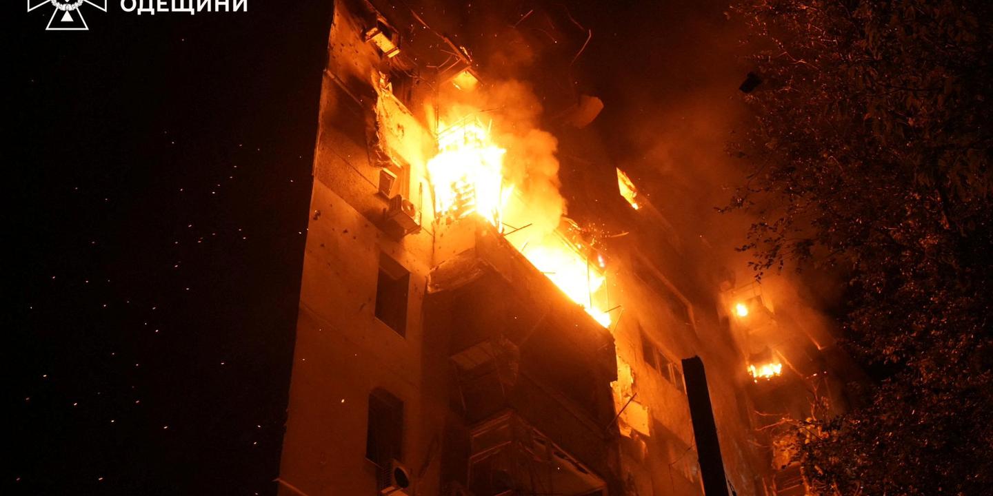 Attaque de drones sur Odessa dans la nuit