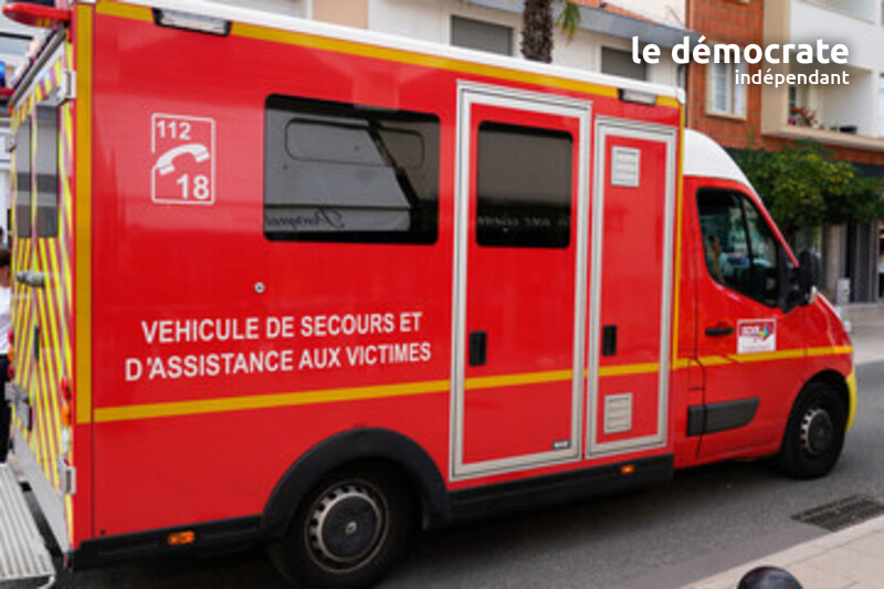 Véhicule endommagé lors d'un accident de la route