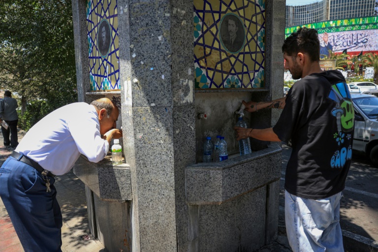 Réservoir d'eau déficitaire en Iran lors de la canicule