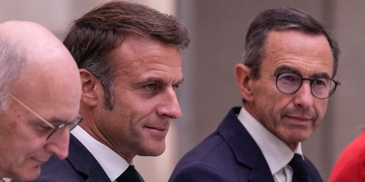 Bruno Retailleau lors d'un déplacement