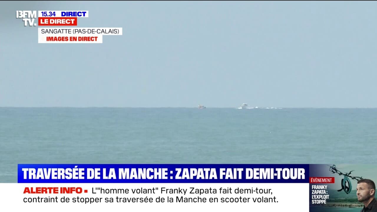 Chute dans la mer lors de la tentative de traversée