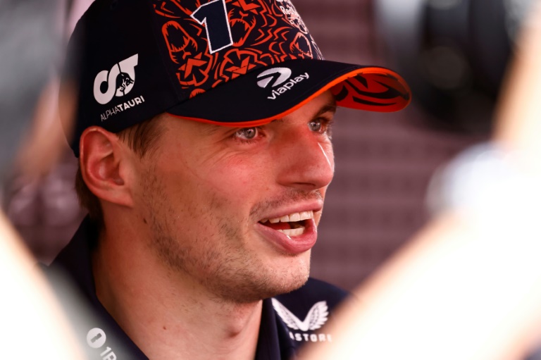 Max Verstappen en pleine action au GP de Belgique