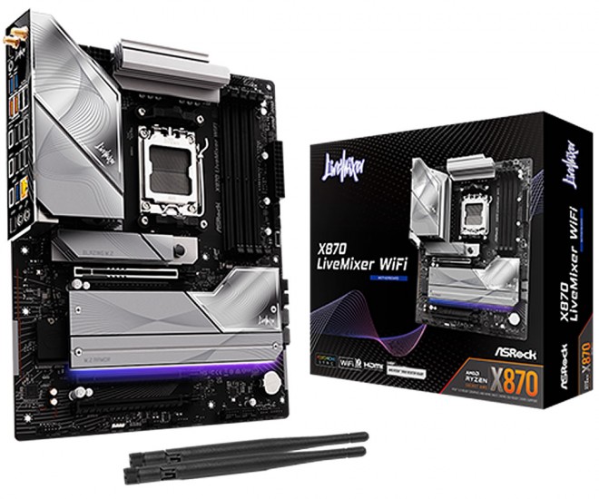 Cliquez pour agrandir ASRock X870 LiveMixer WiFi