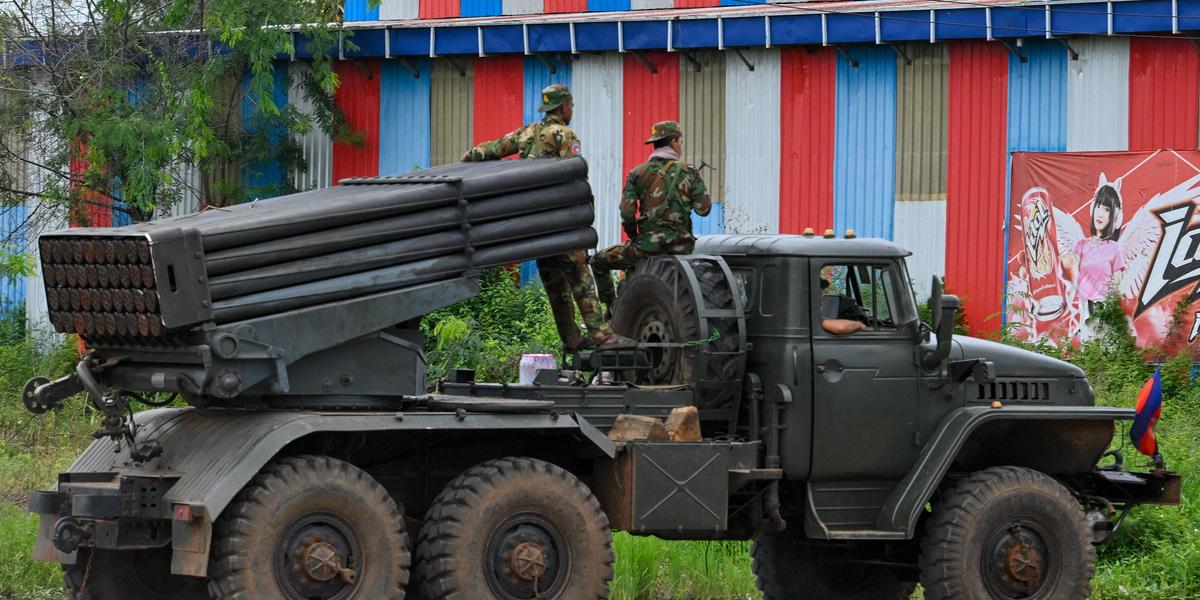 Carte de la zone de conflit à la frontière Thaïlande-Cambodge