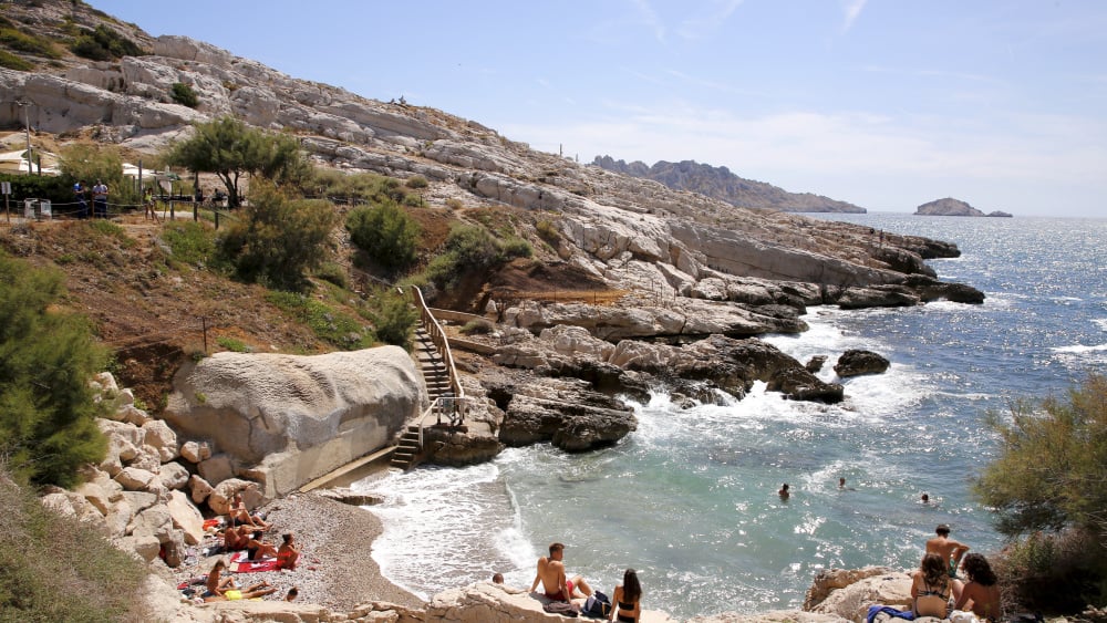 Calanque du Trayas à Saint-Raphaël, lieu du drame