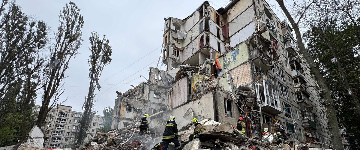 Volodymyr Zelensky lors d'une conférence sur le changement de régime en Russie