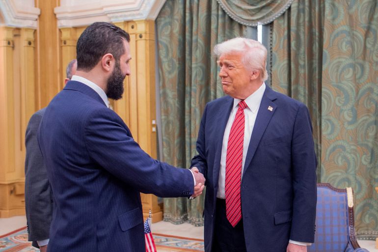 Rencontre entre Donald Trump et Ahmed al-Charaa à Riyad en mai 2025