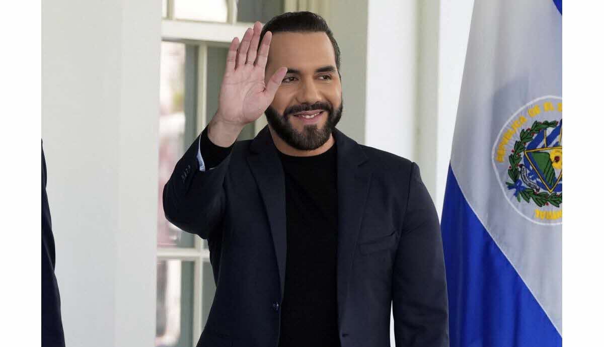 Nayib Bukele lors d’un discours dans la capitale salvadorienne