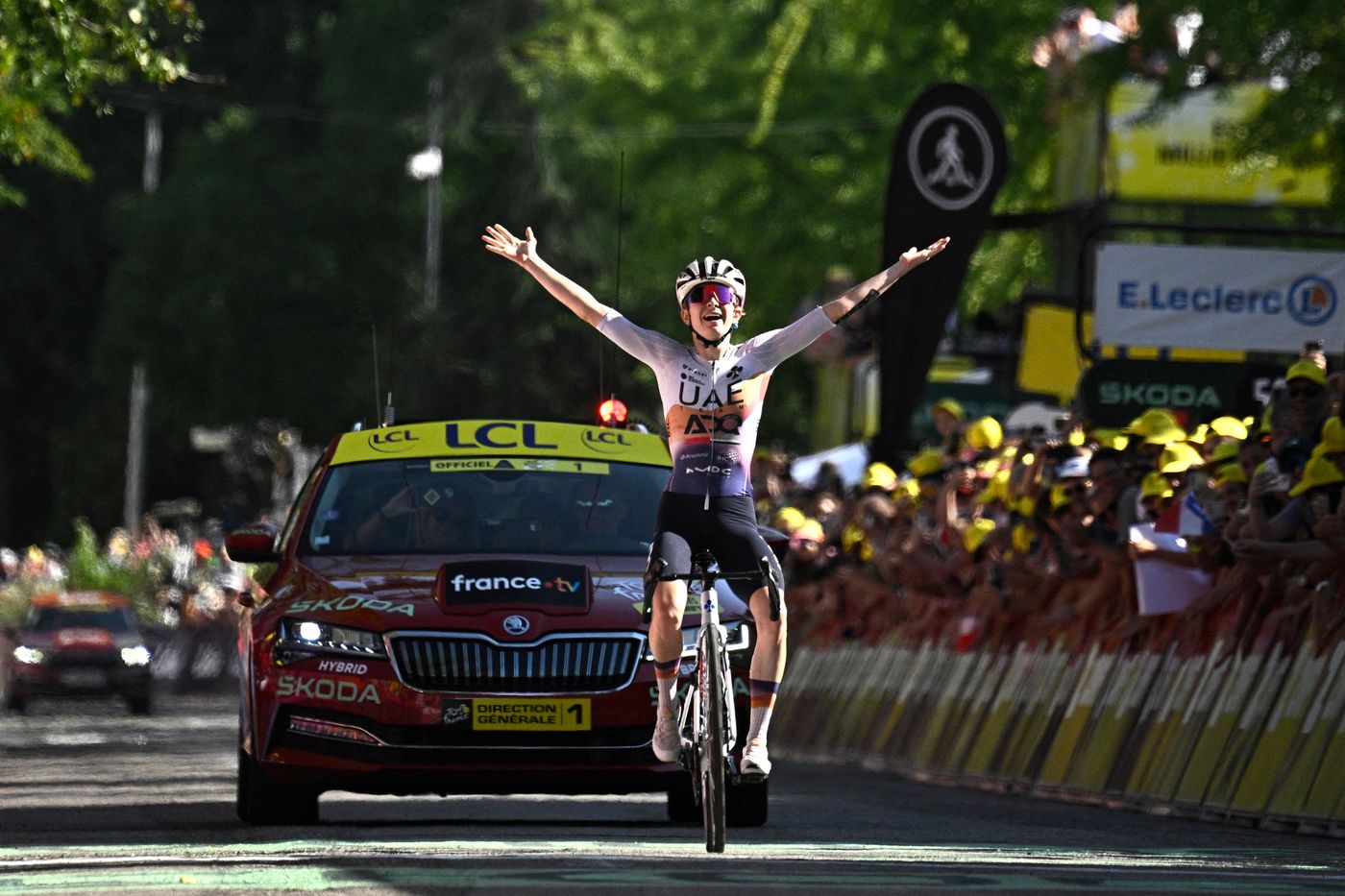 Maëva Squiban, lors de sa victoire à Chambéry