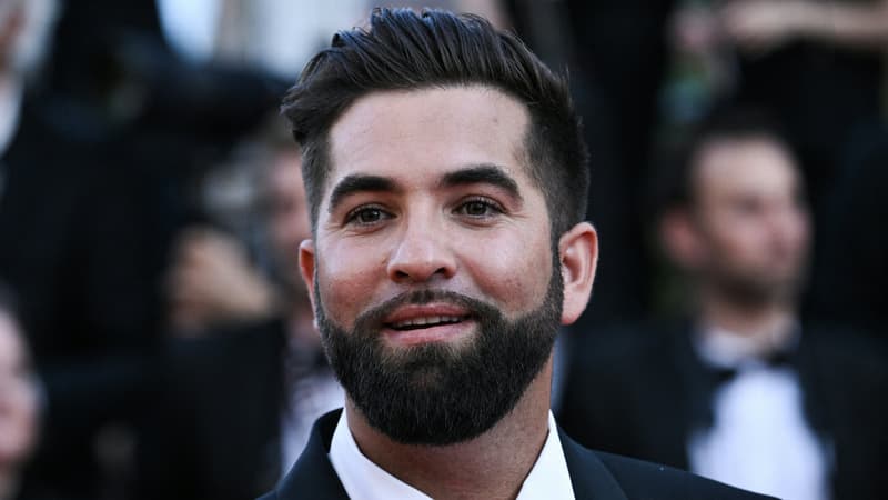 Kendji Girac lors de la projection du film Armageddon Time au Festival de Cannes
