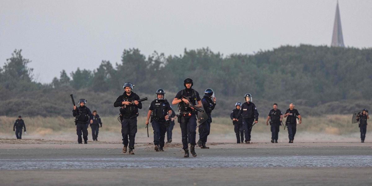 Plage de Gravelines, lieu de la disparition de l'enfant